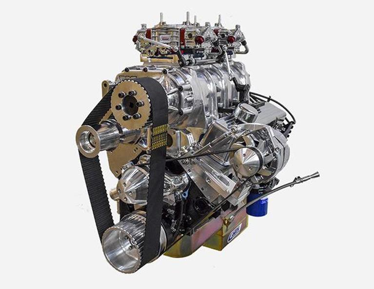 400 Chevy Small Block Stroker Supercharged Engine