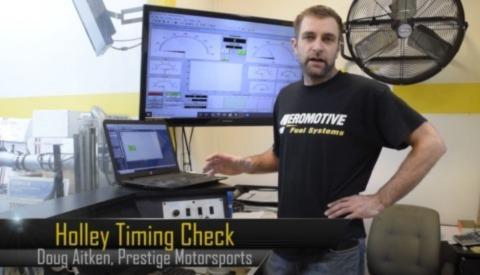 How to Check Timing with Holley Terminator X EFI with Doug Aitken, Prestige Motorsports.