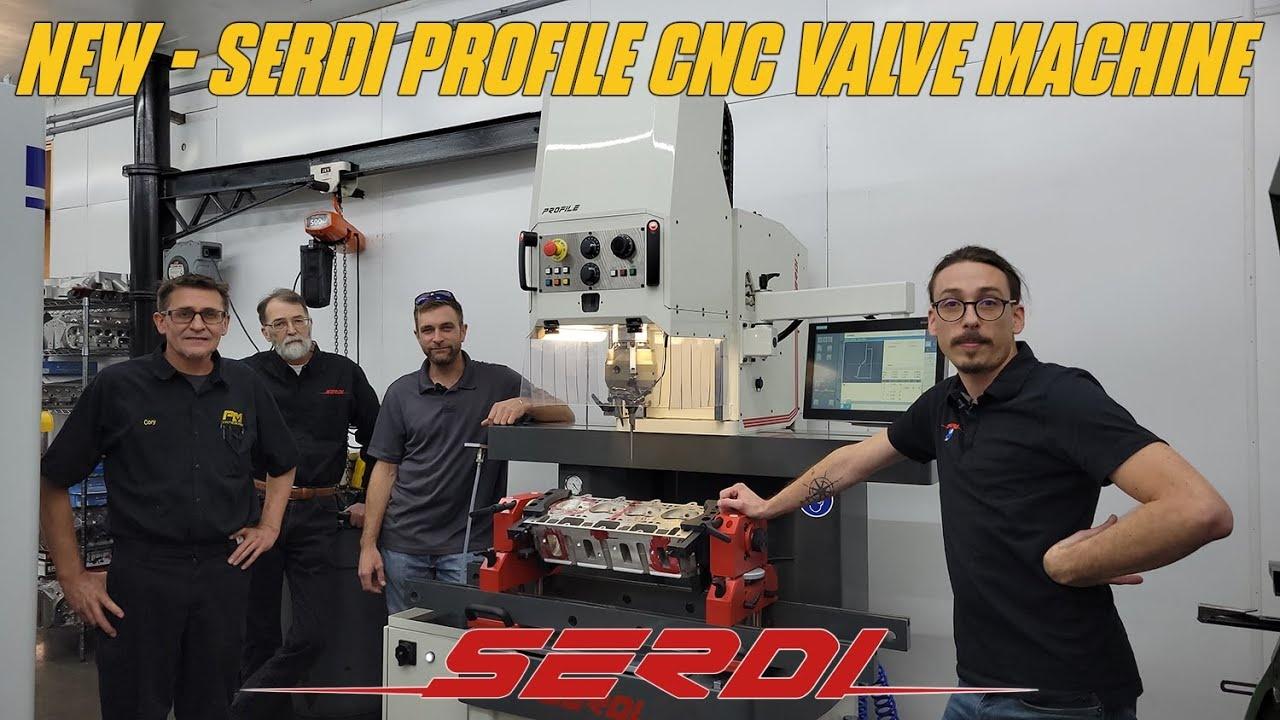 4TH IN THE WORLD: New Serdi Single Point CNC Valve Seat Machine at Prestige Motorsports