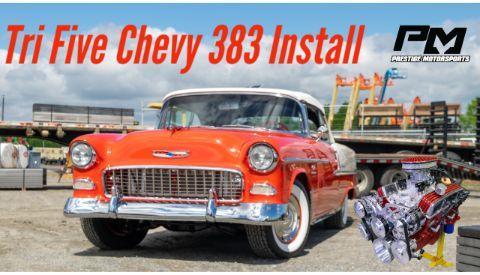 55 Chevy 383 Stroker Chevy Engine Install