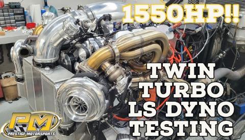 1550HP Twin Turbo LS Dyno Testing at Prestige Motorsports