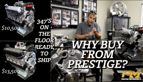 Why buy your engine from Prestige? Quality and Customer Service - 347