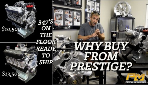 Why buy your engine from Prestige? Quality and Customer Service - 347