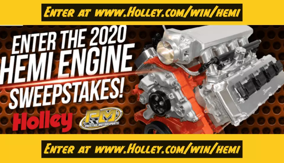 Enter to Win: 2020 Holley Gen III Hemi Engine Sweepstakes