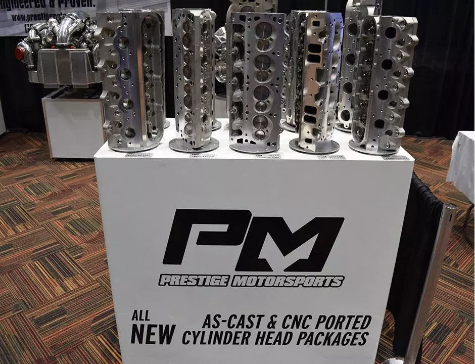 Prestige Motorsports Cylinder Head Display