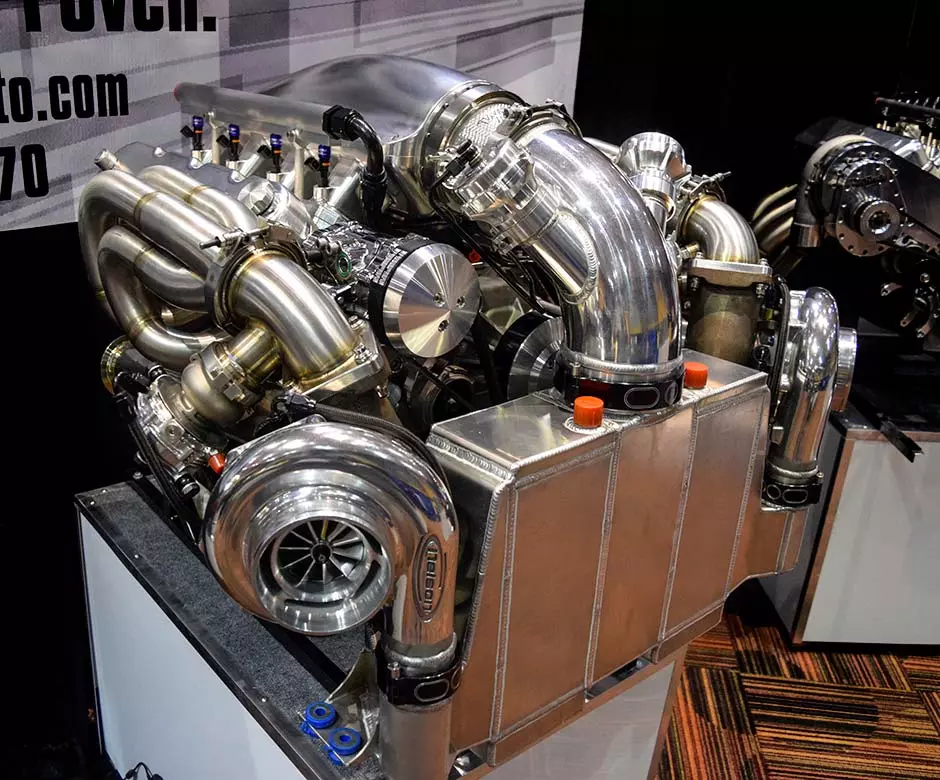 454 LSx Twin Turbo Engine