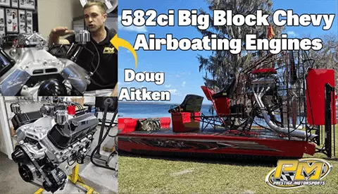 Drop In Ready 700HP 582ci Big Block Chevy Airboating Engines from Prestige Motorsports