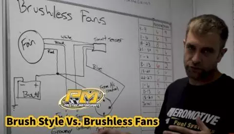 How to Wire Brush Style vs. Brushless Fans for Muscle Car Applications at Prestige Motorsports