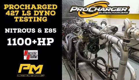 Procharged Nitrous E85 427 LS Dyno Testing at Prestige Motorsports