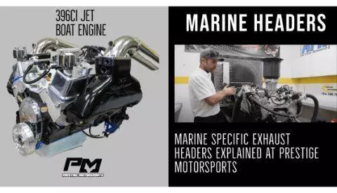 Marine Exhaust Manifold & Headers for 396ci Jet Boat