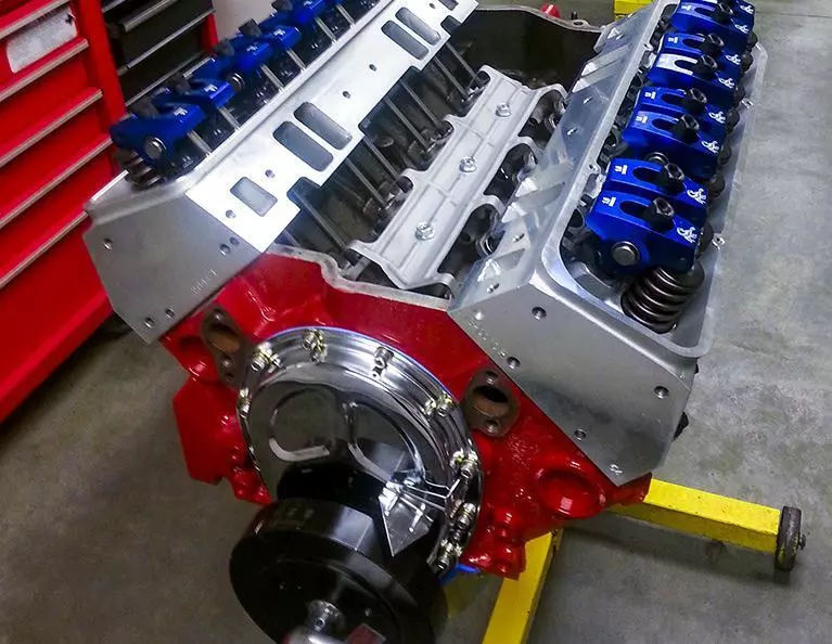 03 chevy small block long block hot rod series solutions custom engines chevy small block c383 hr c1 03 chevy small block long block hot rod series
