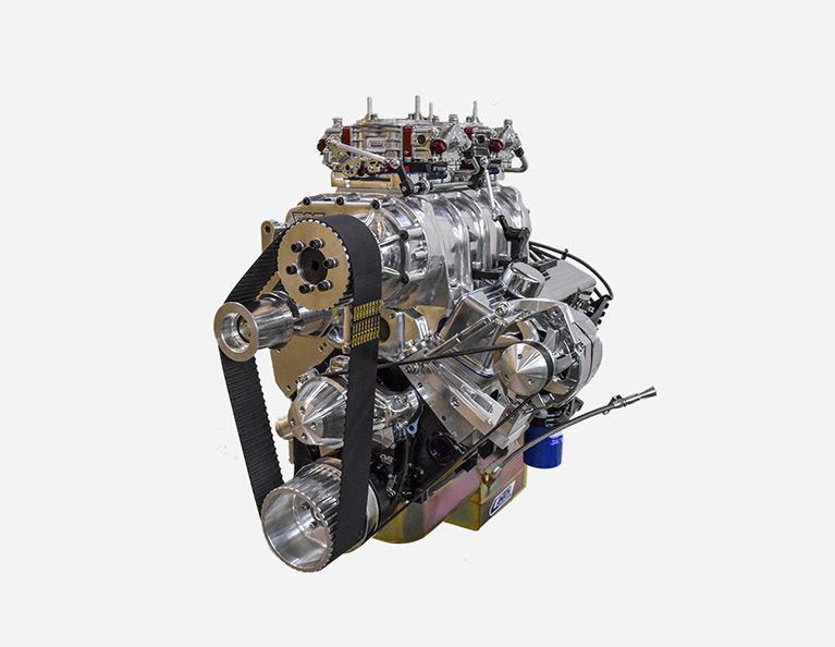 400 Chevy Small Block Stroker Supercharged Engine: C400-B1-671