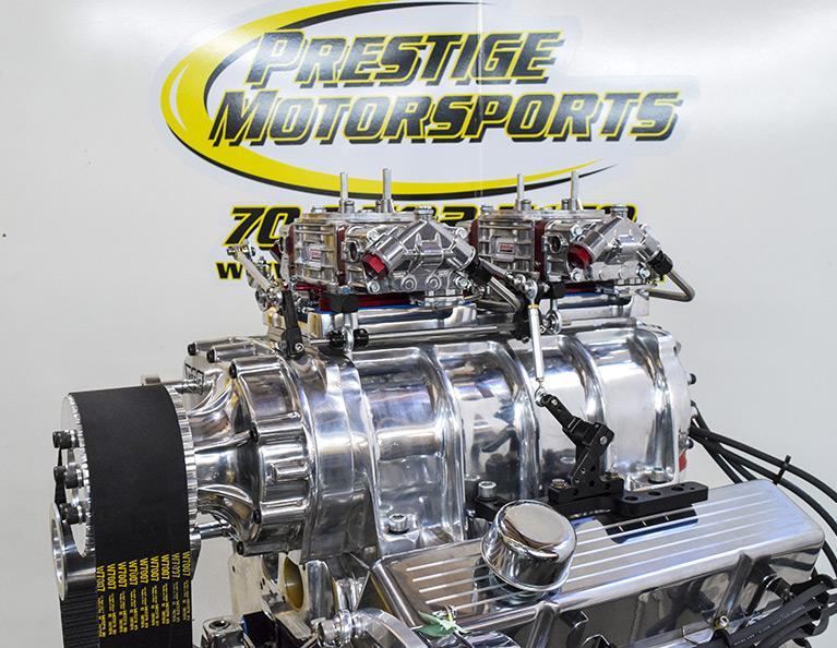   solutions custom engines chevy small block c400 b1 671 06 weiand 6 71 polished blower side view